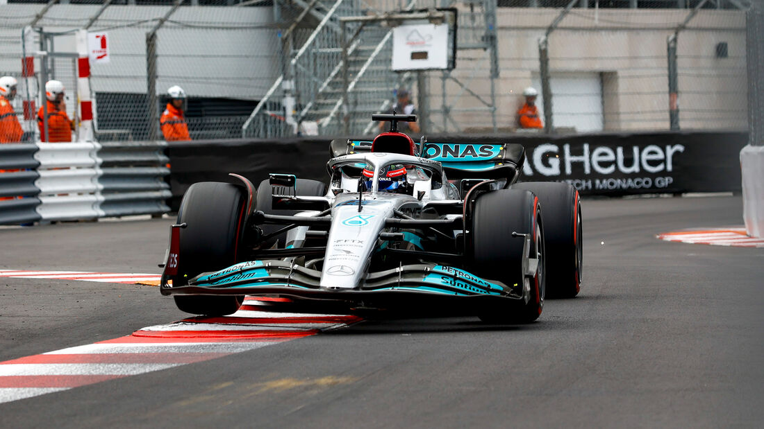 George Russell - Mercedes - Formel 1 - GP Monaco - 28. Mai 2022