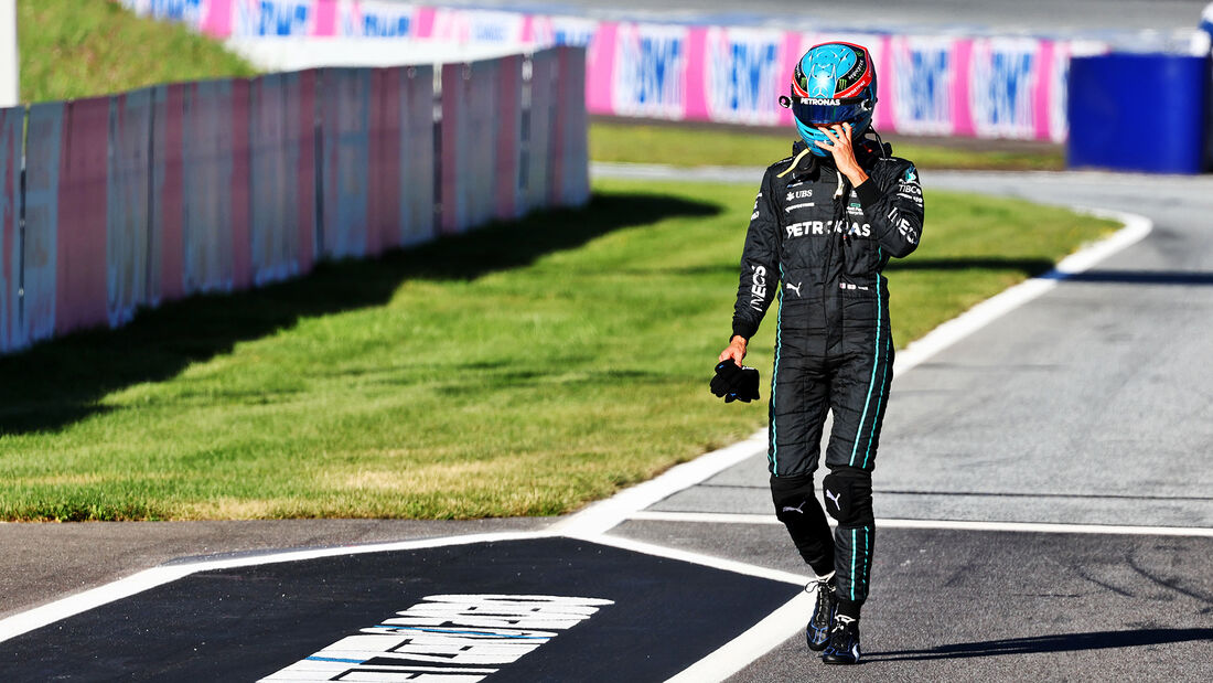 George Russell - Mercedes - Formel 1 - GP Österreich - Spielberg - Qualifikation - Freitag - 8.7.2022