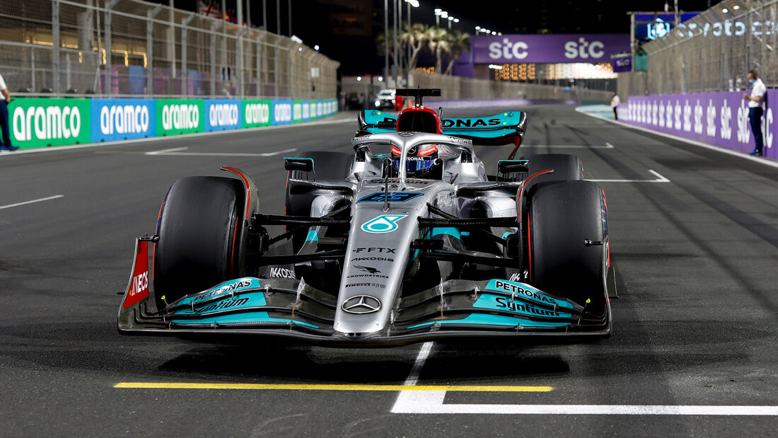 George Russell - Mercedes - Formel 1 - GP Saudi Arabien 2022 - Rennen