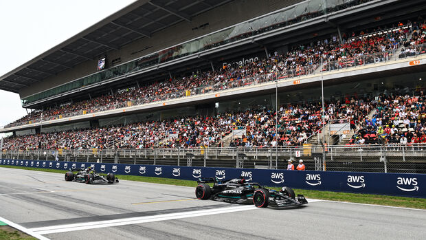George Russell - Mercedes - Formel 1 - GP Spanien - 3. Juni 2023