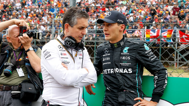 George Russell - Mercedes - Formel 1 - GP Ungarn 2022 - Budapest - Rennen