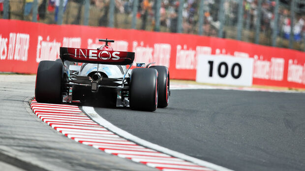 George Russell - Mercedes - Formel 1 - GP Ungarn - Budapest - Qualifikation - Samstag - 30.7.2022