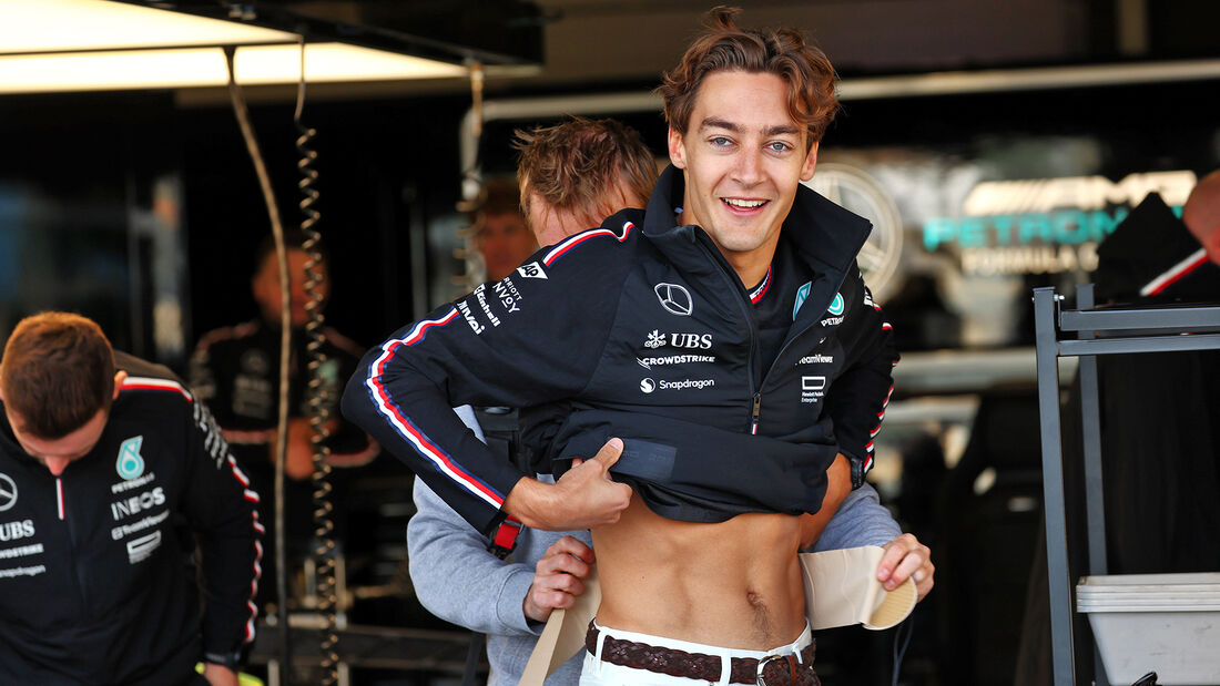 George Russell - Mercedes - Formel 1 - Silverstone - GP England - 4. Juli 2024