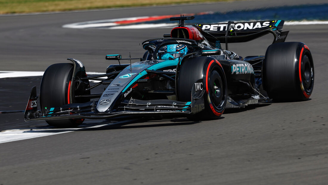 George Russell - Mercedes - Formel 1 - Silverstone - GP England - 6. Juli 2024