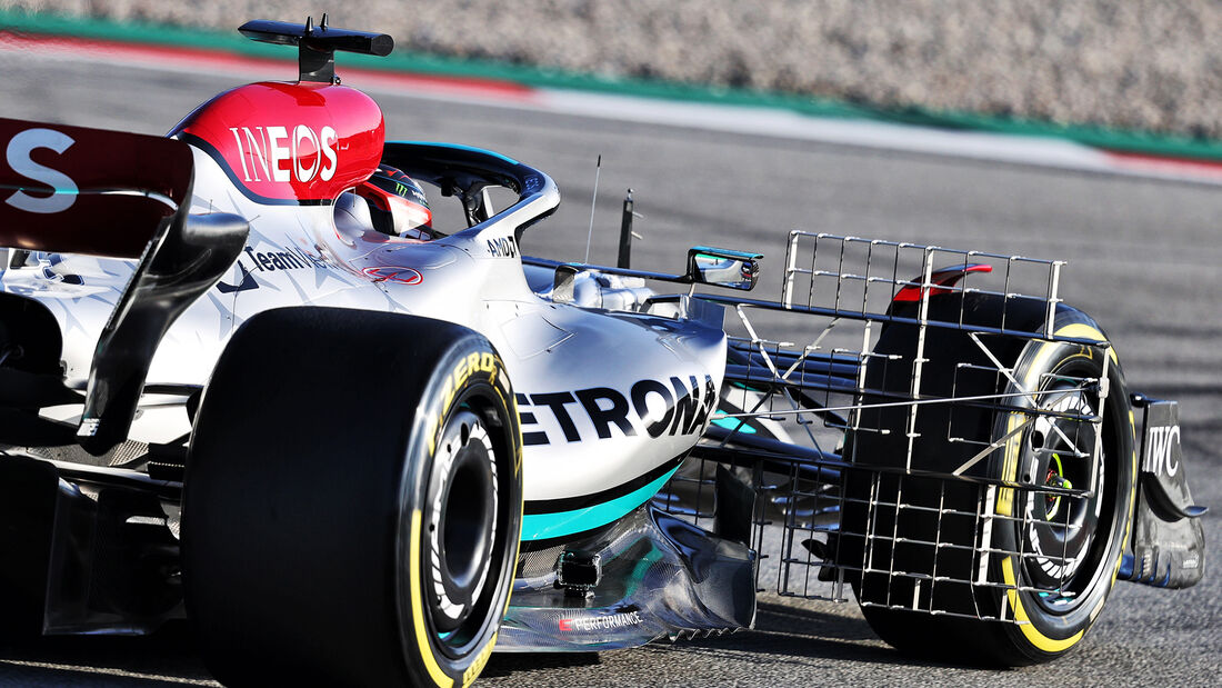 George Russell - Mercedes - Formel 1 - Test - Barcelona 2022 - 23. Februar 2022