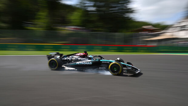 George Russell - Mercedes - GP Belgien - Spa - Formel 1 - 26. Juli 2024