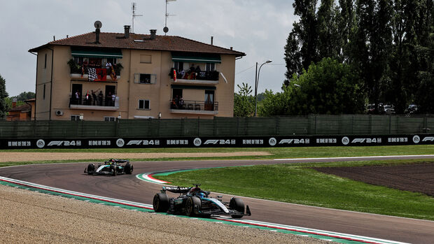 George Russell - Mercedes - GP Emilia-Romagna 2024 - Imola - Formel 1 - Rennen - 19. Mai 2024