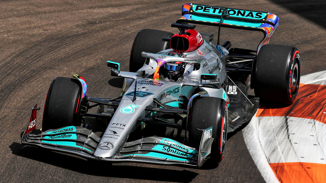 George Russell - Mercedes - GP Miami - USA - Formel 1 - Freitag - 6.5.2022