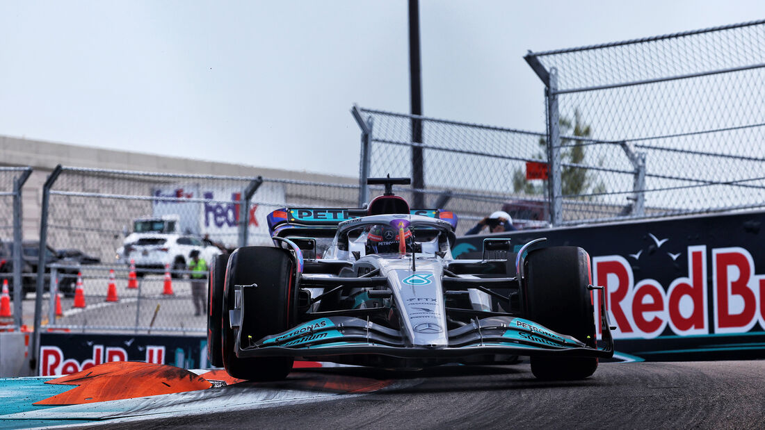 George Russell - Mercedes - GP Miami - USA - Formel 1 - Freitag - 6.5.2022