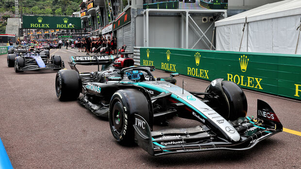 George Russell - Mercedes - GP Monaco - Monte Carlo - Formel 1 - 24. Mai 2024