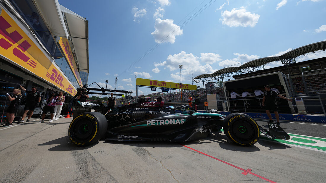 George Russell - Mercedes - GP Ungarn - Budapest - Formel 1 - 19. Juli 2024