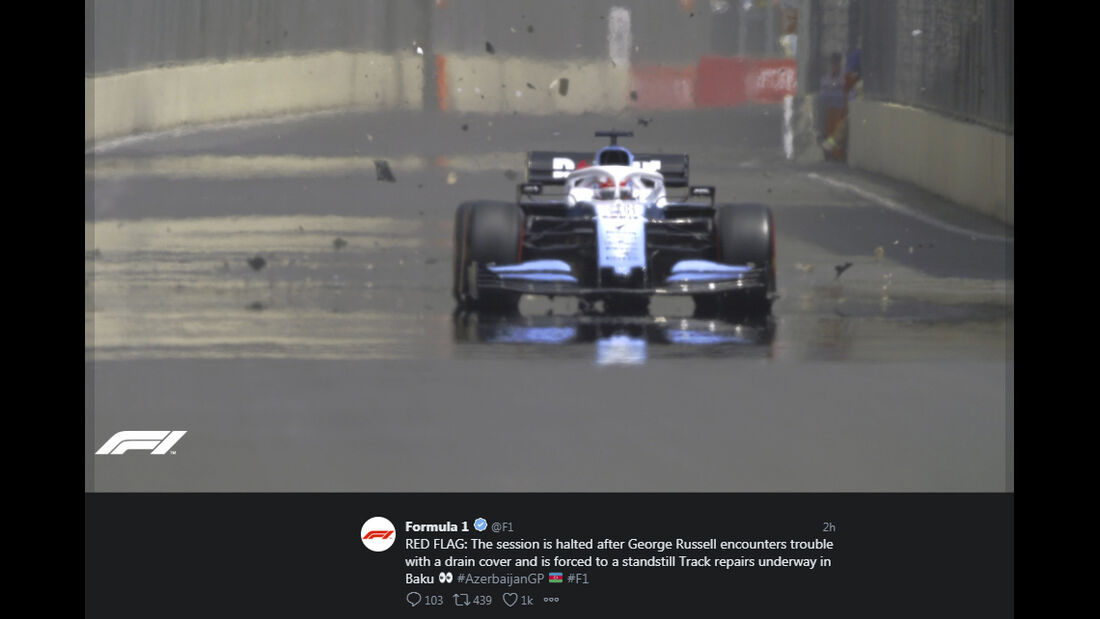 George Russell - Williams - Formel 1 - GP Aserbaidschan - Baku - 26. April 2019
