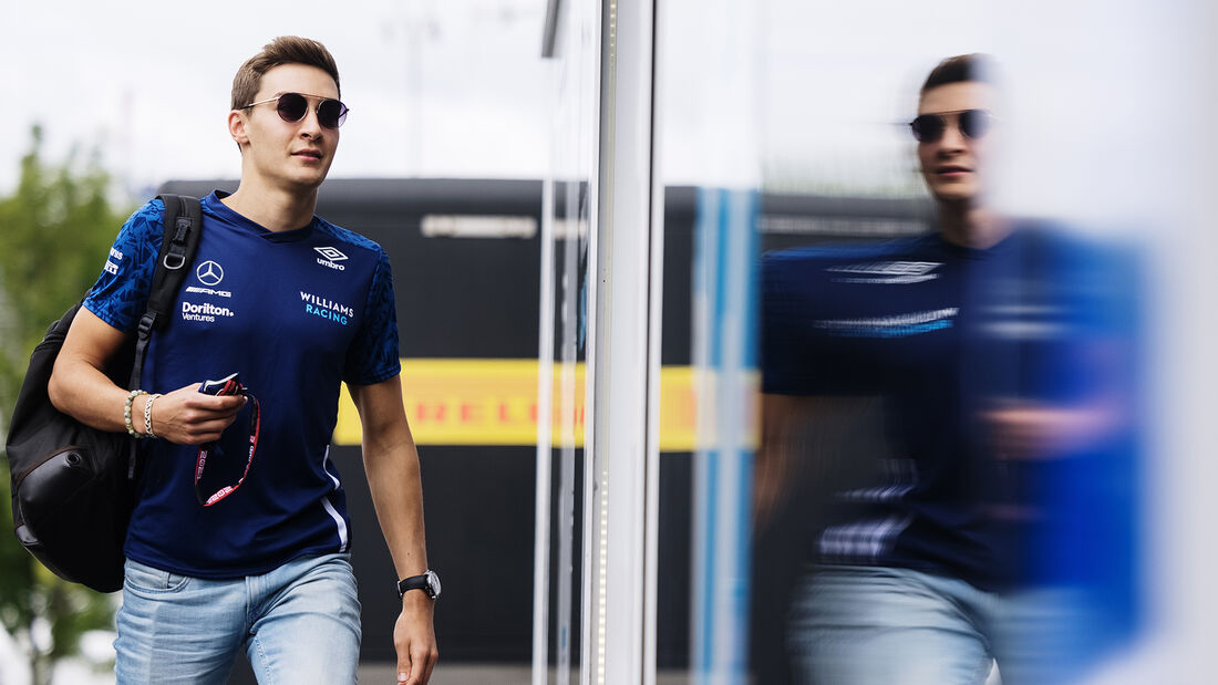 George Russell - Williams - Formel 1 - GP Österreich - Spielberg - Freitag - 2.7.2021