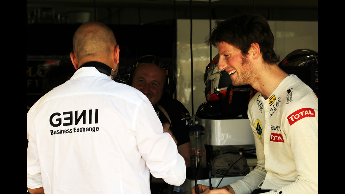 Gerard Lopez & Romain Grosjean - Formel 1 - GP Brasilien - Sao Paulo - 23. November 2012