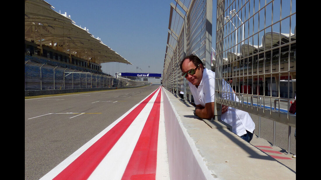 Gerhard Berger - Bahrain - Test - Formel 1 - 2014