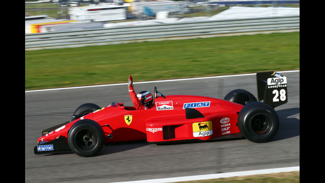 Gerhard Berger - Ferrari F1/87 - GP Österreich 2014 - Legenden
