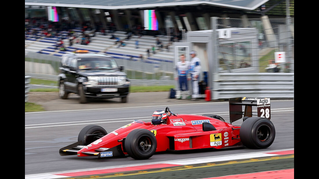 Gerhard Berger - Ferrari F1-88C - Legends Parade - GP Österreich 2015