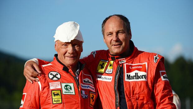 Gerhard Berger & Niki Lauda - GP Österreich 2014