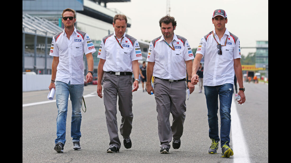 Giedo van der Garde & Adrian Sutil - Sauber - Formel 1 - GP Italien - 4. September 2014