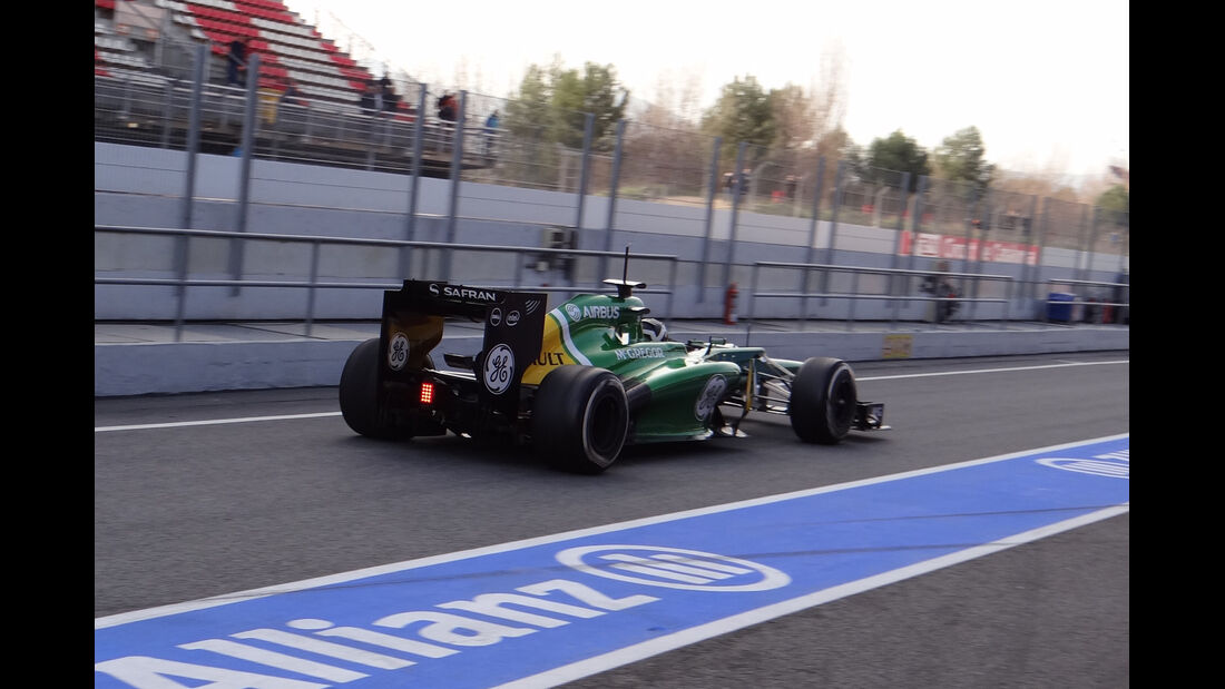 Giedo van der Garde - Caterham - Formel 1 - Test - Barcelona - 2. März 2013