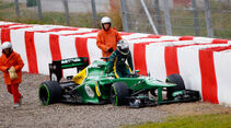 Giedo van der Garde - Caterham - Formel 1 - Test - Barcelona - 22.Februar 2013