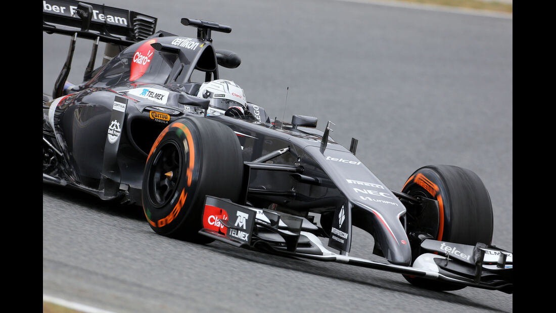 Giedo van der Garde - Sauber - F1 Test Barcelona (1) - 13. Mai 2014