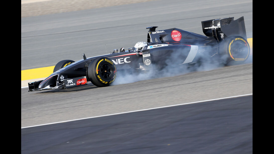 Giedo van der Garde - Sauber - Formel 1 - Test - GP Bahrain - 9. April 2014