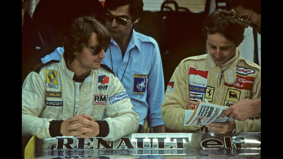 Gilles Villeneuve & Rene Arnoux GP Deutschland 1980 Ferrari