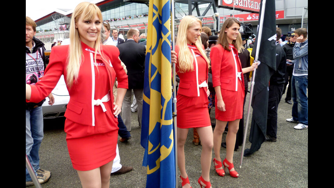 Girls Formel 1 GP England 2011