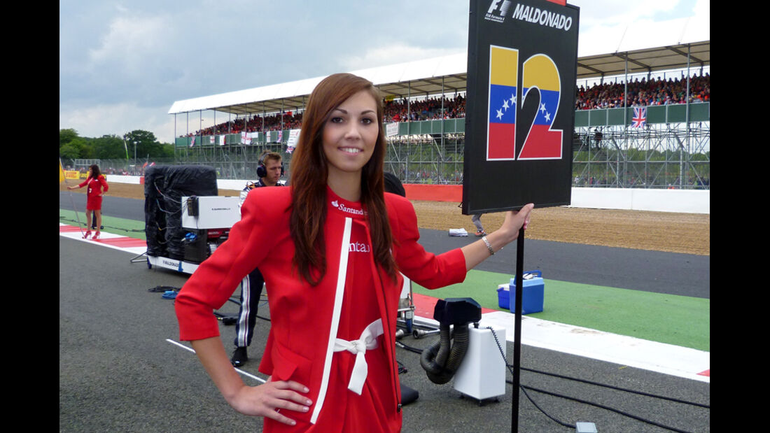 Girls Formel 1 GP England 2011
