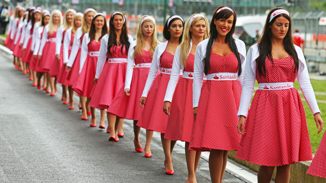 Girls - Formel 1 - GP England - Silverstone - 5. Juli 2014