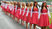 Girls - Formel 1 - GP England - Silverstone - 5. Juli 2014