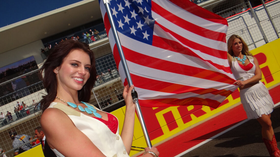 Girls Formel 1 GP USA 2012