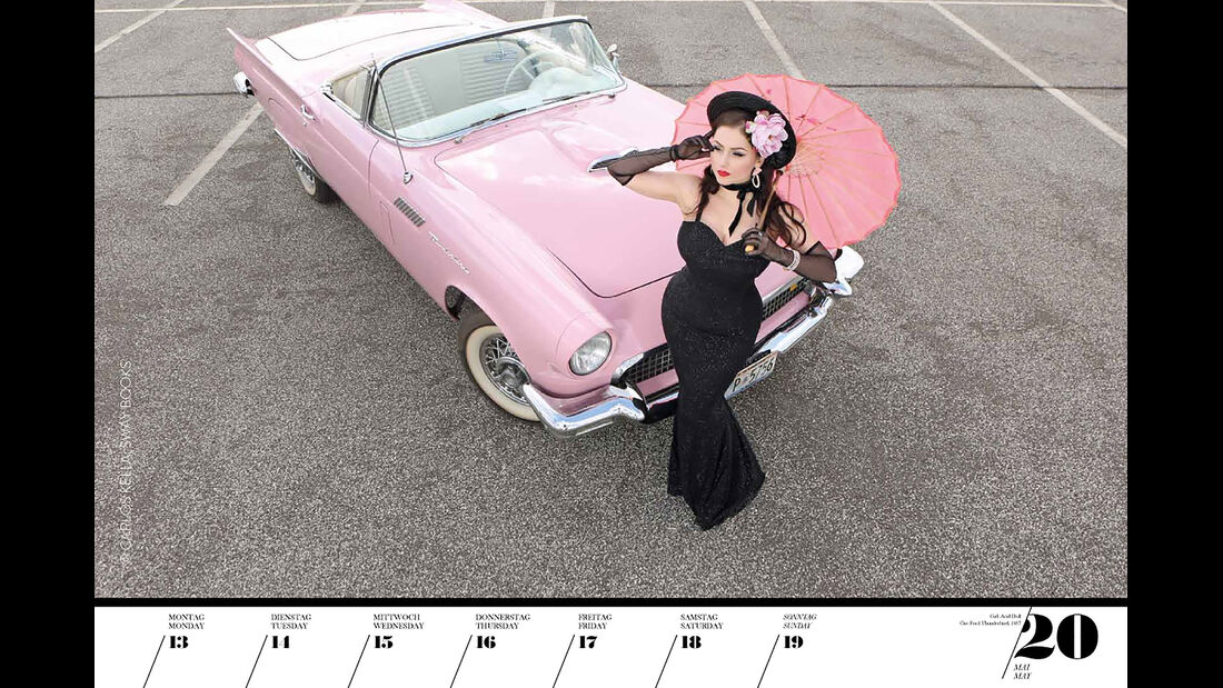 Girls And Legendary Us Cars 2019 Heißer Pin Up Kalender Auto Motor Und