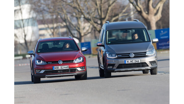 Vw Golf Alltrack Vs Vw Caddy Alltrack Kaufberatung 2016 Auto Motor Und Sport