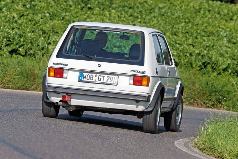 Golf GTI I, Heckansicht