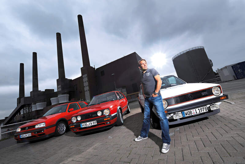 Golf GTI, verschiedene Fahrzeuge, Front