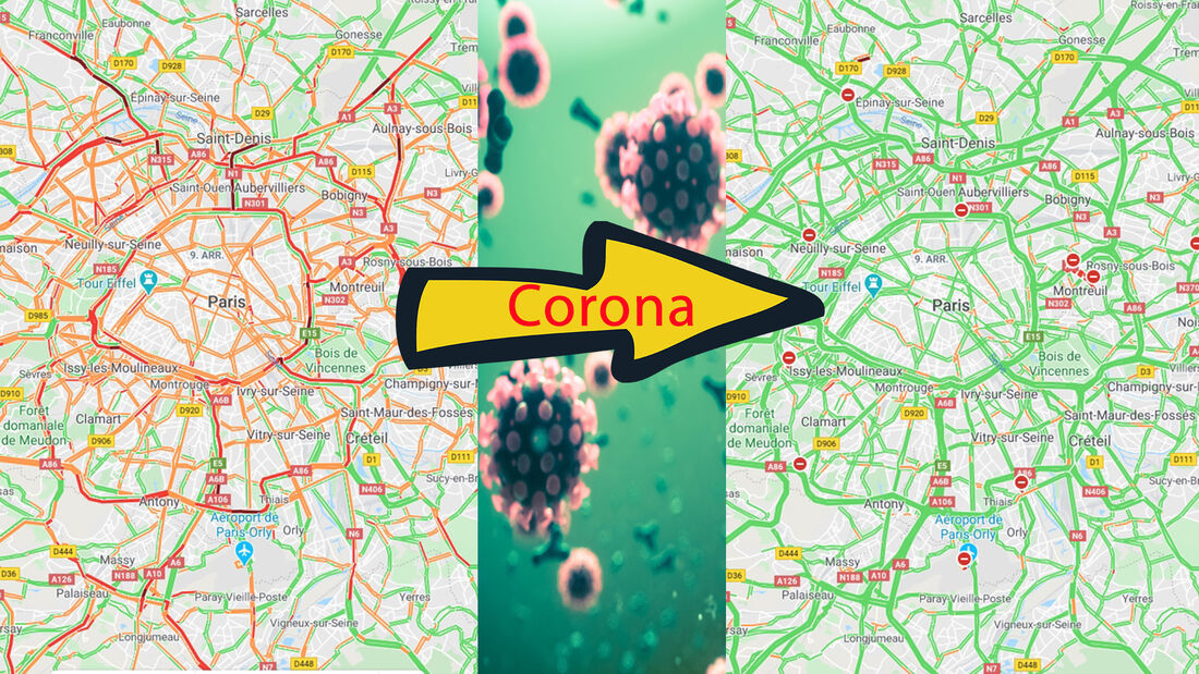 Google Maps Corona