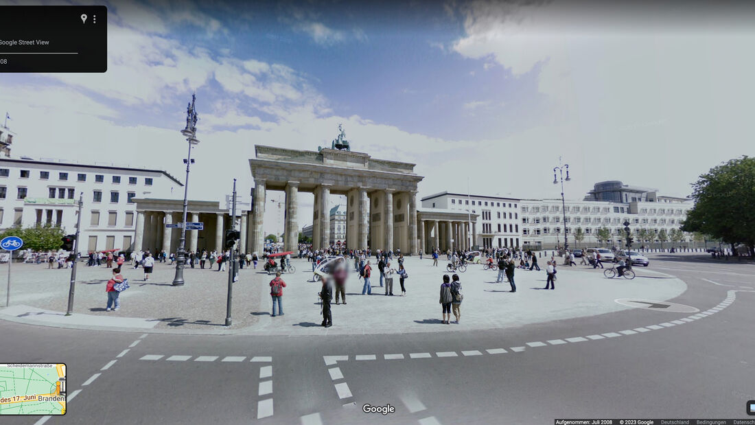 Google Street View 2008 wird erneuert