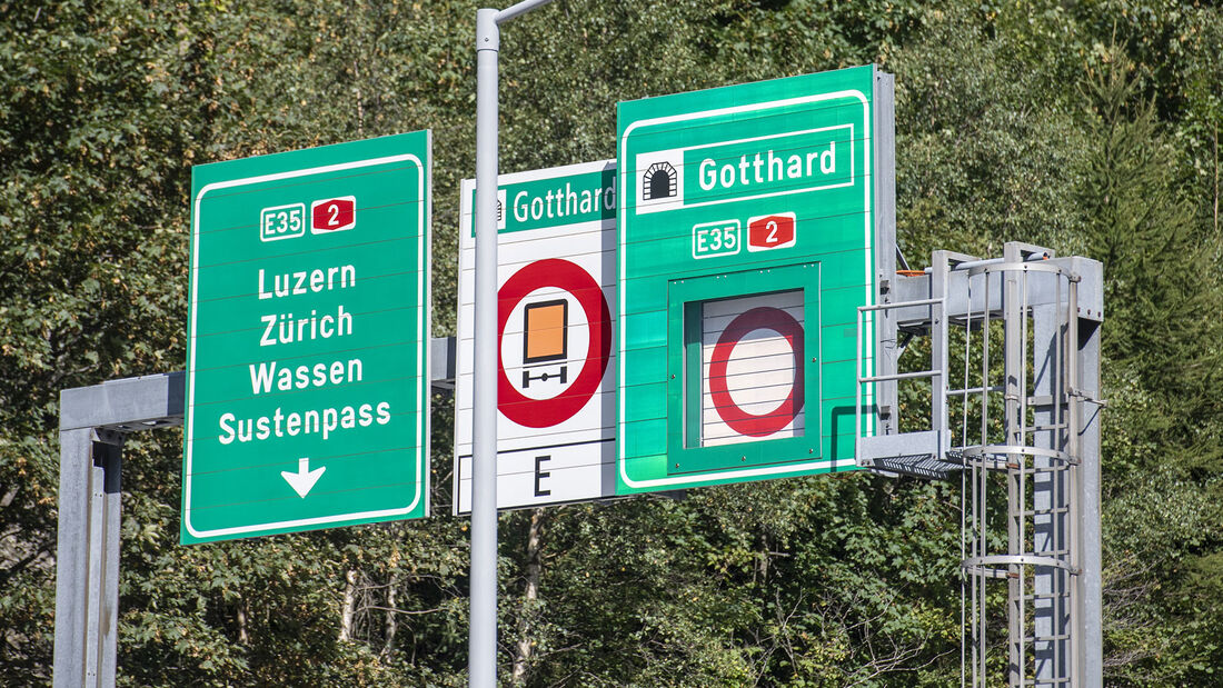 Gotthard-Tunnel Sperrung