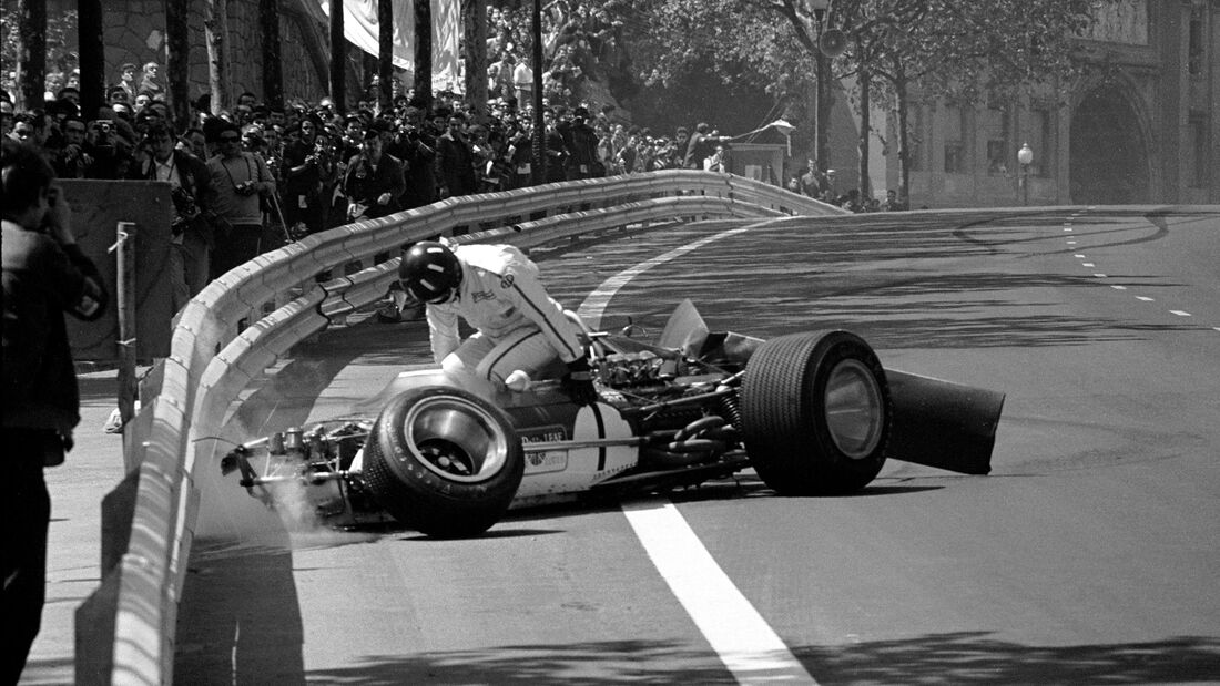 Graham Hill - Lotus 49B - GP Spanien 1969 - Montjuich