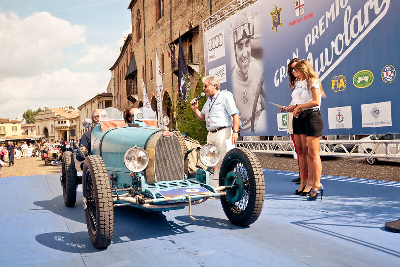 Gran Premio Nuvolari, Bugatti, Zielankunft