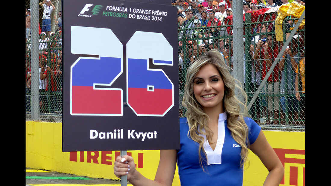 Grid Girls - Formel 1 - GP Brasilien 2014