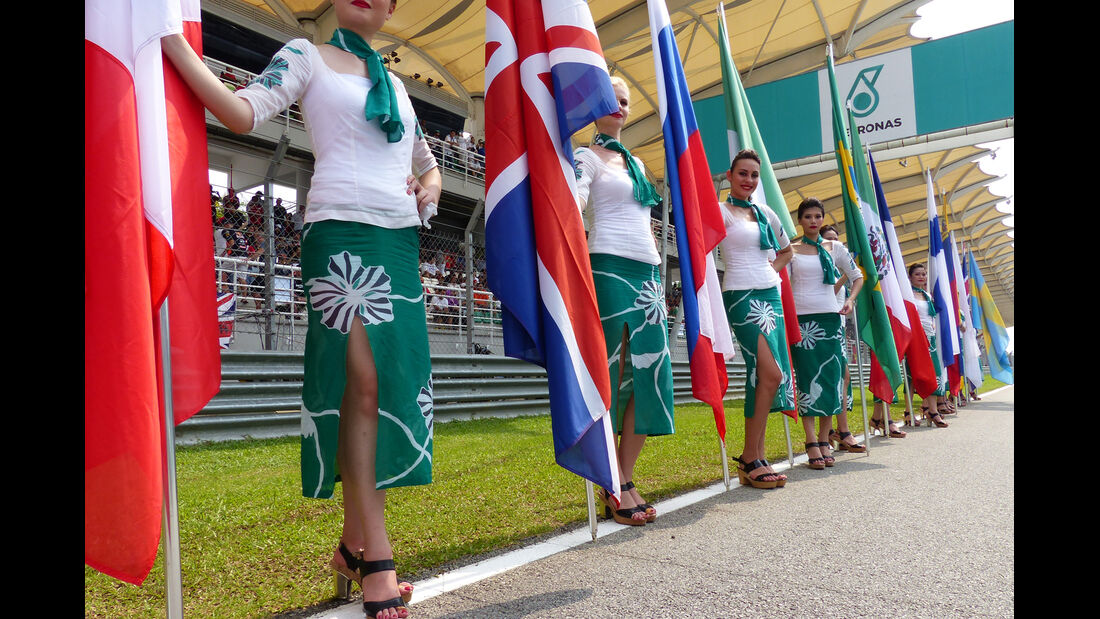 Grid Girls - GP Malaysia 2014 - Formel 30