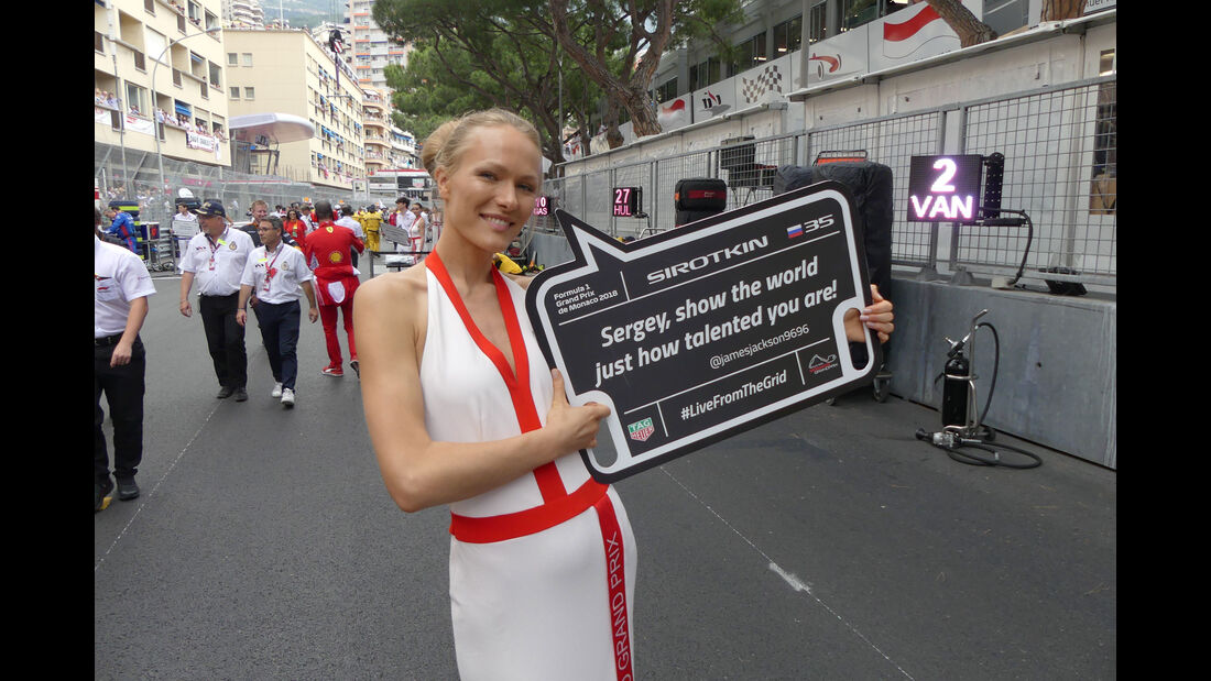 Grid Girls - GP Monaco 2018 - Formel 1