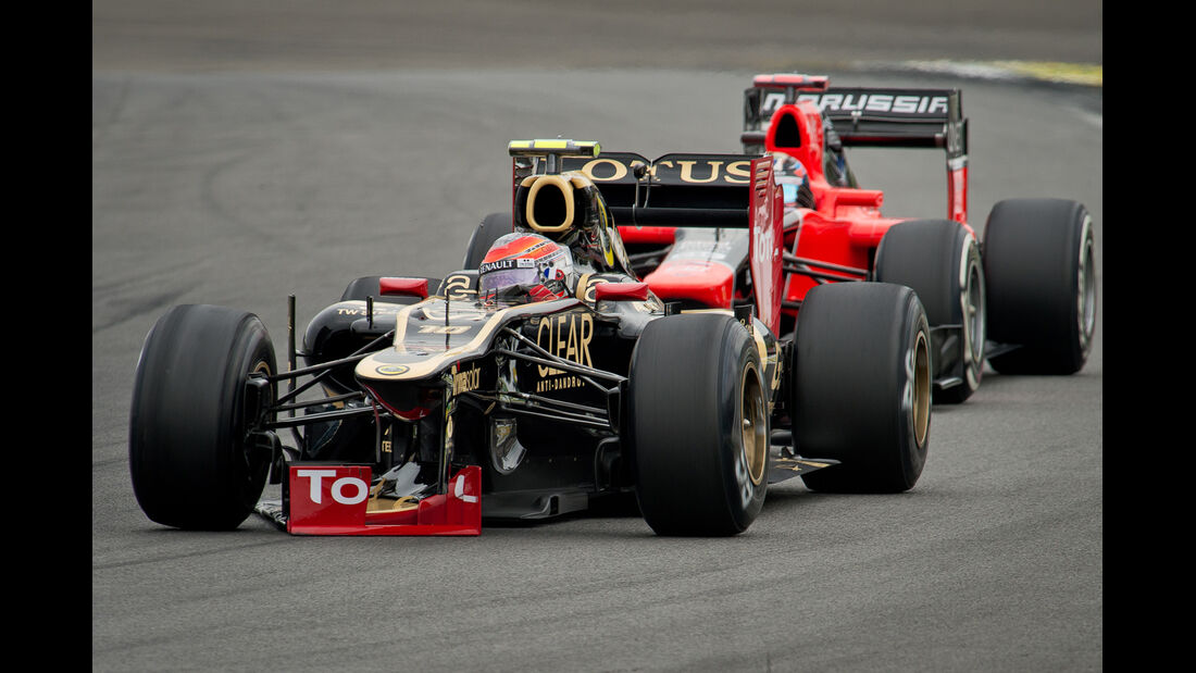 Grosjean GP Brasilien F1 Crashs 2012