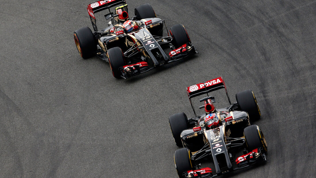 Grosjean & Maldonado - Lotus - GP Deutschland 2014