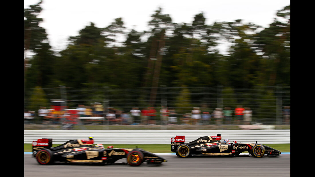 Grosjean & Maldonado - Lotus - GP Deutschland 2014