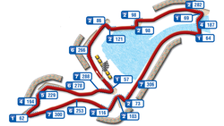 Großer Preis von Europa (Formel 1) Rennstrecken Grafik Valencia