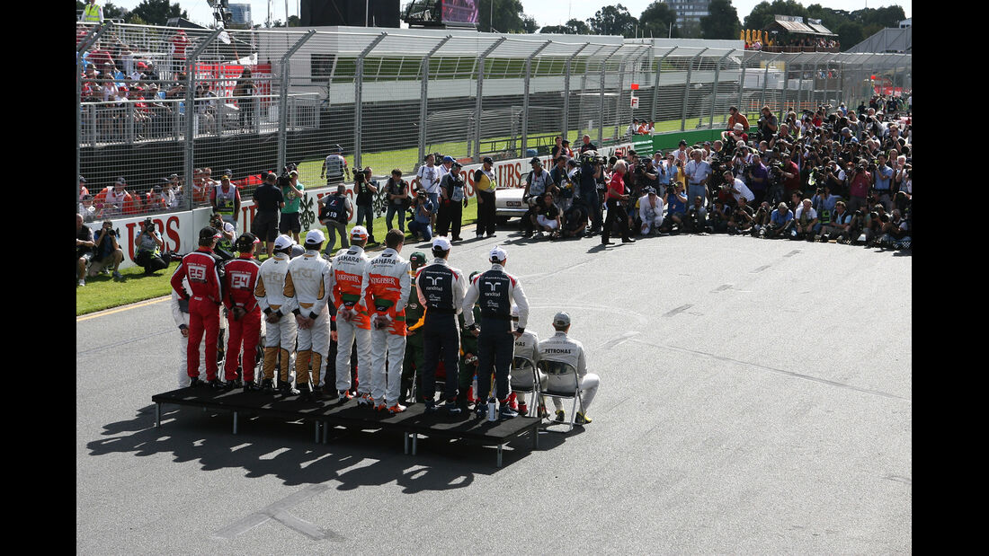 Gruppenfoto GP Australien 2012